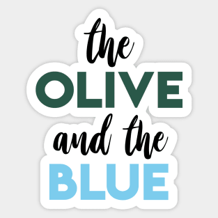 Tulane University the Olive and the Blue Sticker